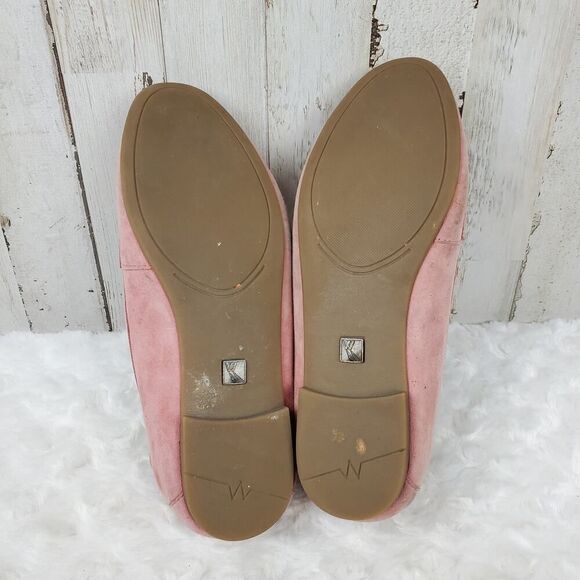 White Mountain Markos Suede Loafers Pink Size 6.5 - Picture 7 of 10
